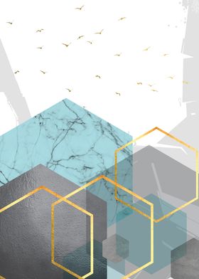 Blue Gold Geometric-preview-1