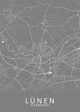 Lunen Germany City Map