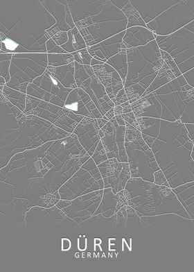 Duren Germany City Map