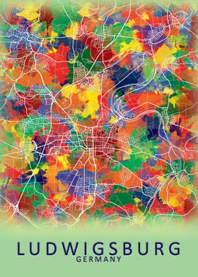Ludwigsburg Germany Map