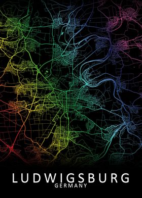 Ludwigsburg Germany Map