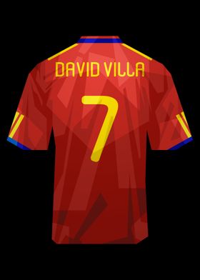 David Villa Spain 2010