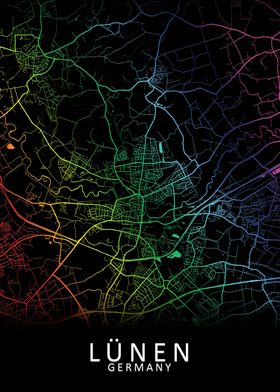Lunen Germany City Map