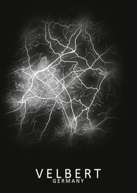Velbert Germany City Map