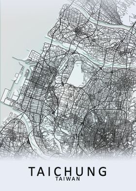 Taichung Taiwan City Map