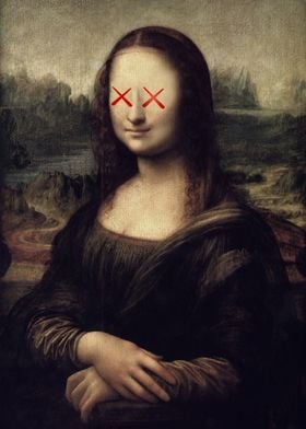 Mona Lisa x Kaws - hype