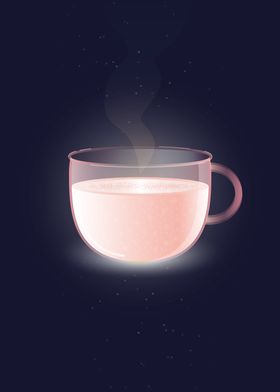 Pink Moon Milk Mug