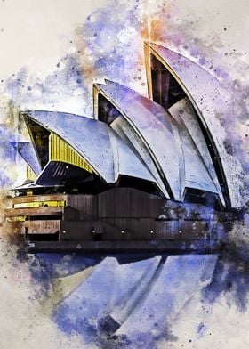 Sydney in Watercolor