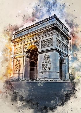 Paris in Watercolor 2