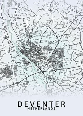 Deventer Netherlands Map