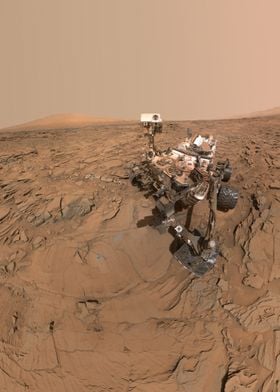 Curiosity Selfie On Mars