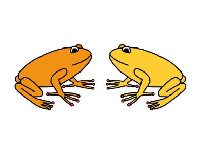 Gold and Yellow Frogs