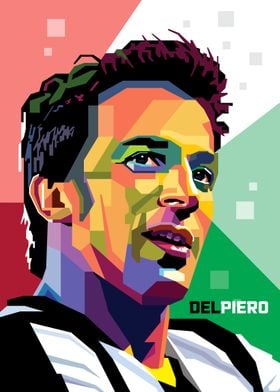 Del Piero in WPAP style