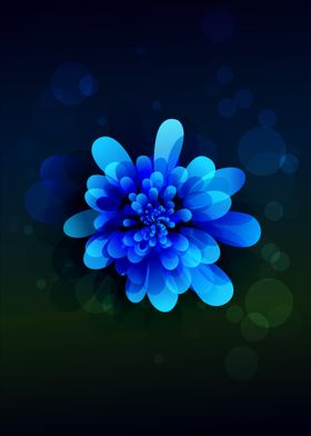 Blue Dahlia