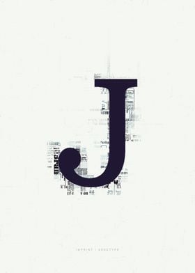 Imprint Letter J