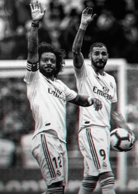 Marcelo x Benzema