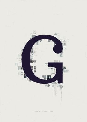 Imprint Letter G