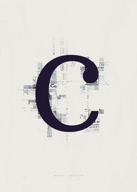 Imprint Letter C
