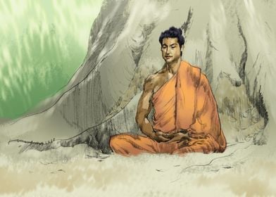 Buddha in the forrest