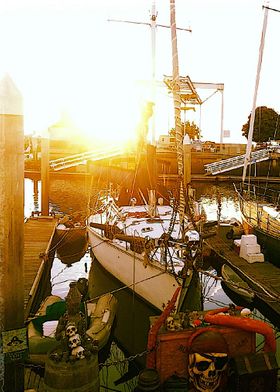 Docked at Redondo Pier