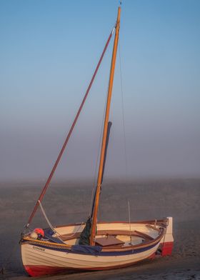Blakeney Boat Sunrise