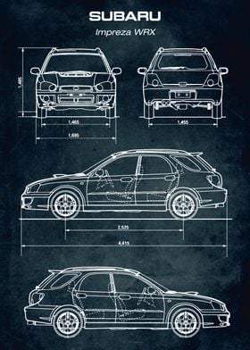 No232 Subaru Impreza WRX