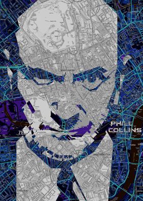 Phill Collins London Map