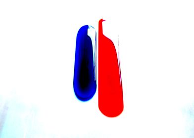 BLUE AND RED