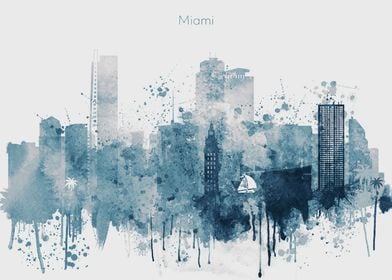 Miami Florida Skyline