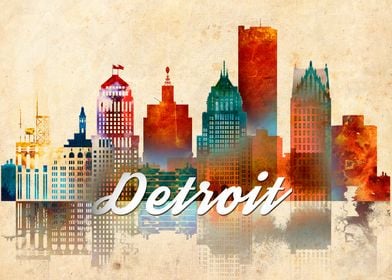 Detroit Skyline