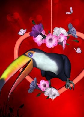 Funny toucan