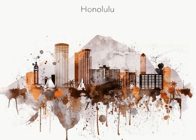 Honolulu Skyline 