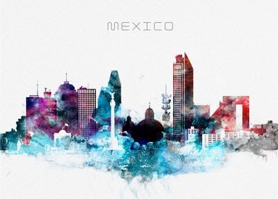 Mexico City Skyline