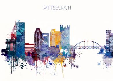 Pittsburgh PA Skyline 