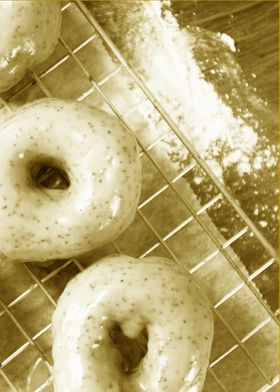 Homemade Doughnuts Poster