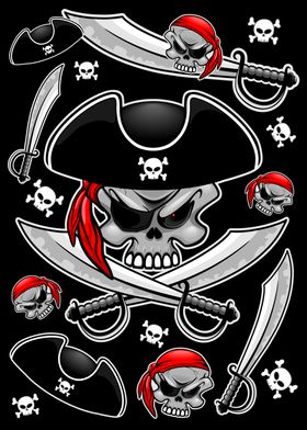Skull Pirate Commander 