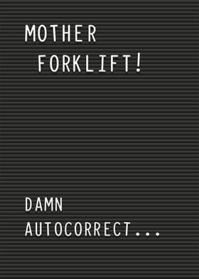  Letterboard Forklift