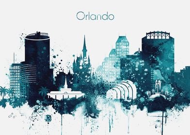 Orlando Florida Skyline