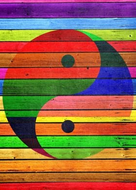 Yin Yang Colorful