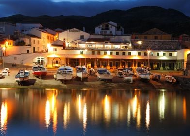 Harbour at twilight