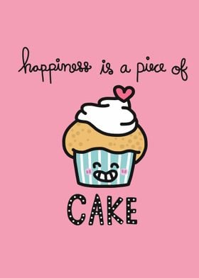 Happiness is a piece cake