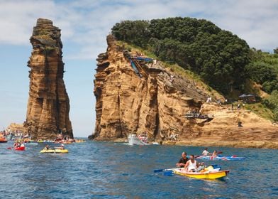 Cliff Diving event