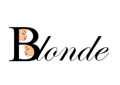 Text blonde 