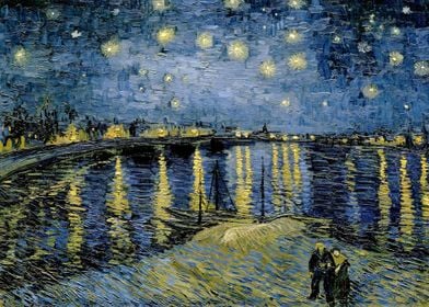 Van Gogh Starry Rhone