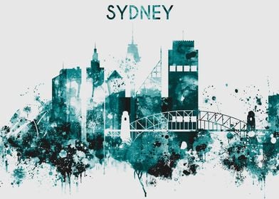 Sydney City Skyline