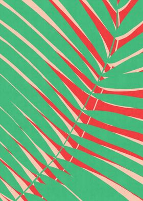 Colorful tropical leaf XI