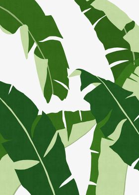 Colorful tropical leaf IV