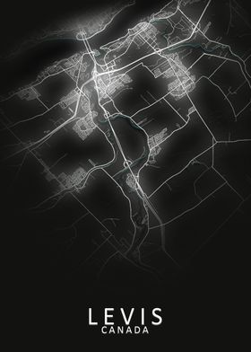 Levis Canada City Map