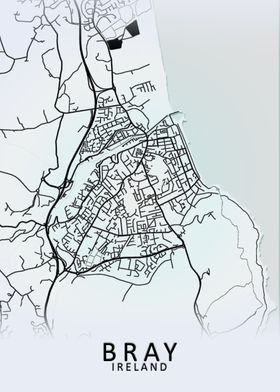Bray Ireland City Map