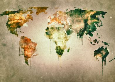 Abstract World Map